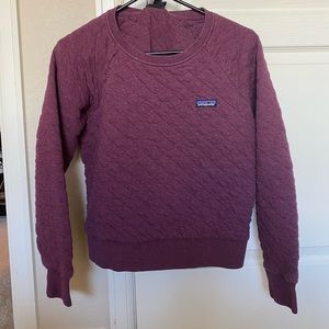 Patagonia cotton quilt crew top